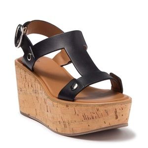 Frye Dahlia Rivet wedge sandals